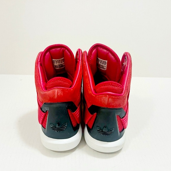 Adidas Originals C-10 Men's Basketball Hightop
Sneakers Red Black Size 6/5 - Picture 2 of 4